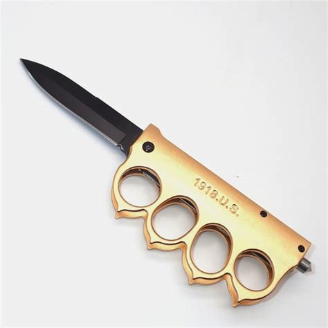 brass knuckles knife amazon.